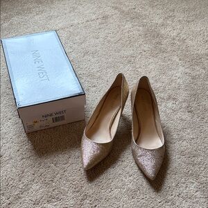 Nine West Women's Sparkling Heels - Gold